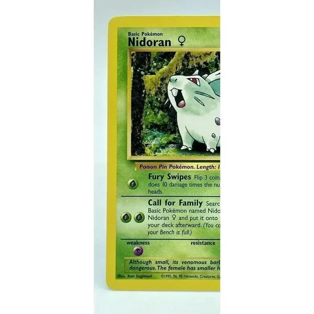 Nidoran‎ 57/64 Jungle Set Pokemon Card TCG Non Holo WOTC Vintage 1999 NM